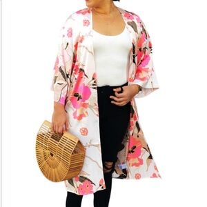 Express NWT Floral Kimono, One Size